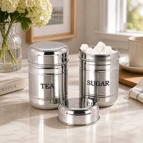MAXSUN Steel Tea Coffee & Sugar Container - 700 ml
