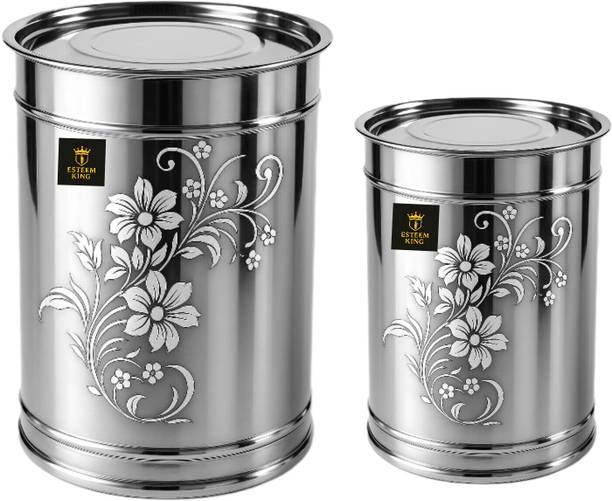 ESTEEM KING Stainless Steel Utility Container - 10 L, ...