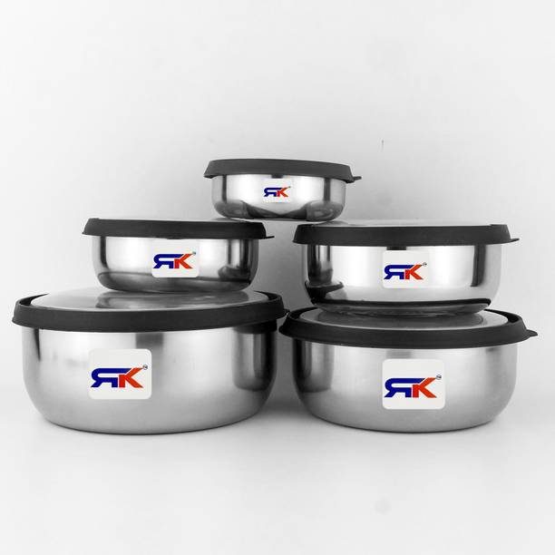 RK Steel Cookie Jar  - 300 ml, 500 ml, 750 ml, 1150 ml, 1650 ml