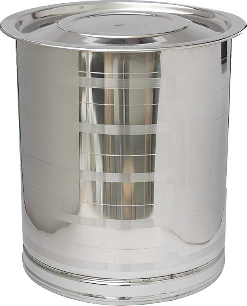 SM Enterprises Stainless Steel Utility Container  - 25 L (Silver)