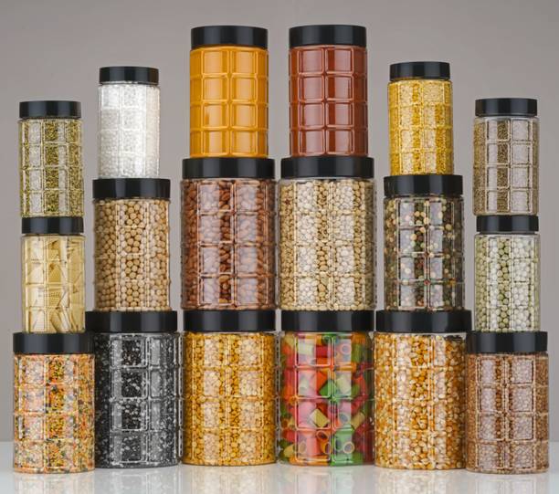 Suprita Plastic Grocery Container  - 1200 ml, 650 ml, 350 ml