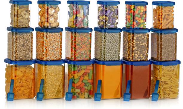SKYHEART Plastic Grocery Container  - 900 ml, 650 ml, 350 ml