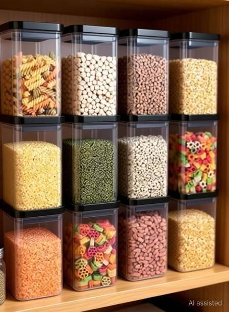 Homemet Plastic Grocery Container  - 1200 ml