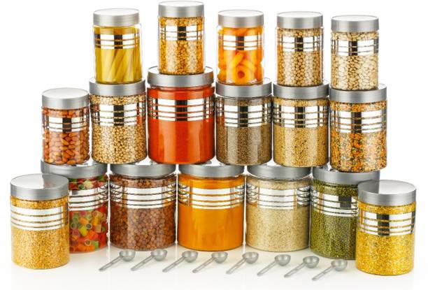 NORVIUM Plastic Grocery Container - 1200 ml, 650 ml, 350 ml