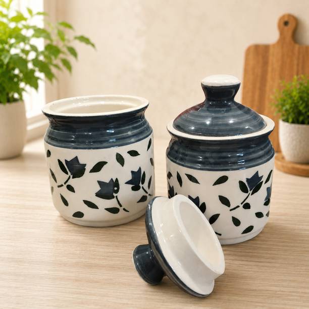 LE'SIJA DECORATIONS Ceramic Tea Coffee & Sugar Containe...