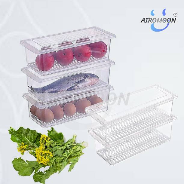 AIROMOON Plastic Fridge Container  - 1500 ml
