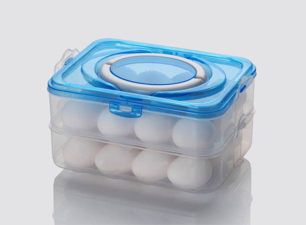 JIGSHTIAL Plastic Egg Container  - 2 dozen