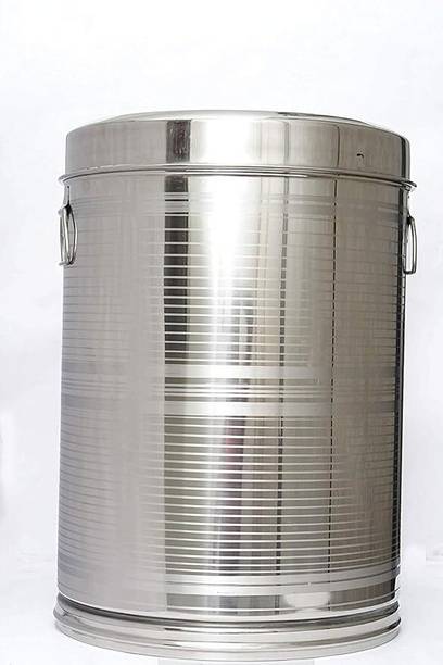 Shri Art villa Stainless Steel Grocery Container  - 10 L