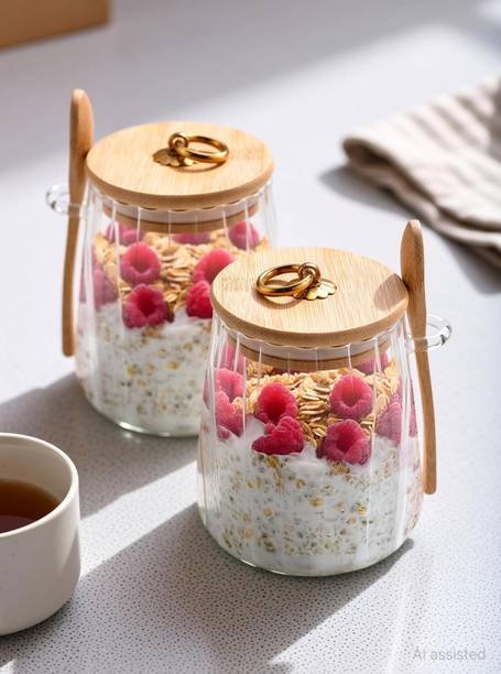 The Better Home Glass Tea Coffee & Sugar Container - 6...