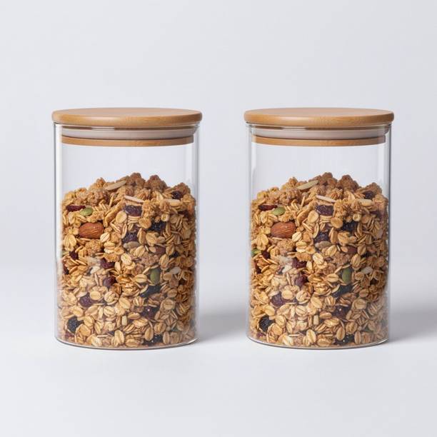 Ginoya Brothers Glass Grocery Container  - 520 ml