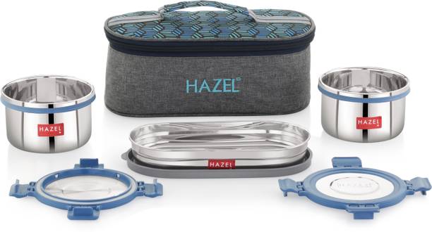 HAZEL Stainless Steel Utility Container  - 525 ml, 450 ml