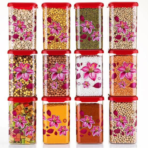 4 SACRED Plastic Grocery Container  - 1100 ml