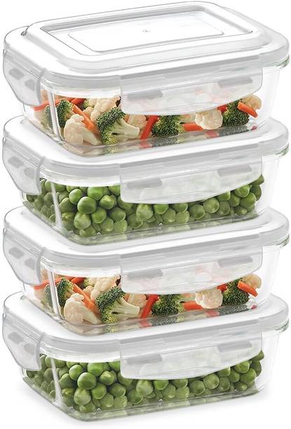 BOROSIL Glass Fridge Container  - 370 ml