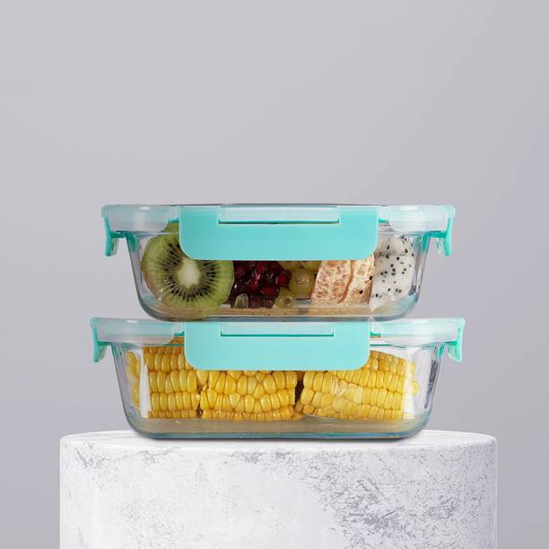 Allo Glass Fridge Container  - 640 ml, 1040 ml