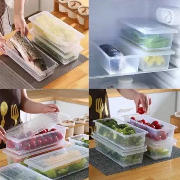 COZYBUYER Plastic Fridge Container  - 1500 ml