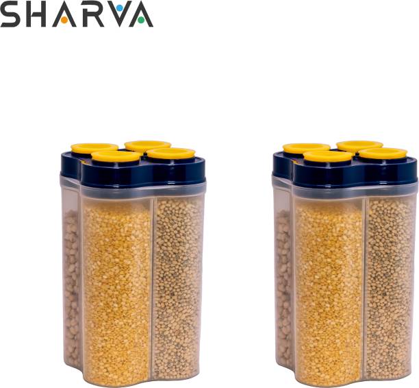 SHARVA Plastic Grocery Container  - 2500 ml