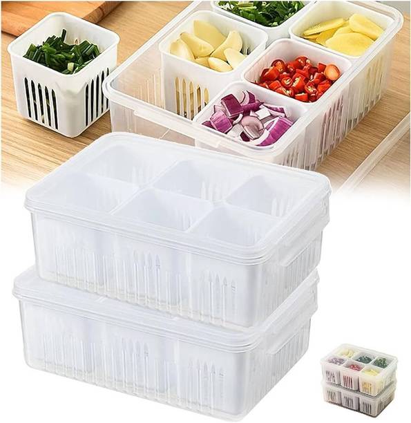 VeNom Plastic Fridge Container  - 2200 ml