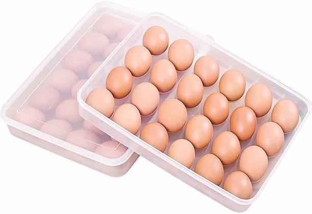 JIGSHTIAL Plastic Egg Container  - 2 dozen