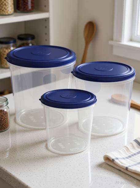 AVAIKSA Plastic Grocery Container  - 5 L, 7.5 L, 10 L