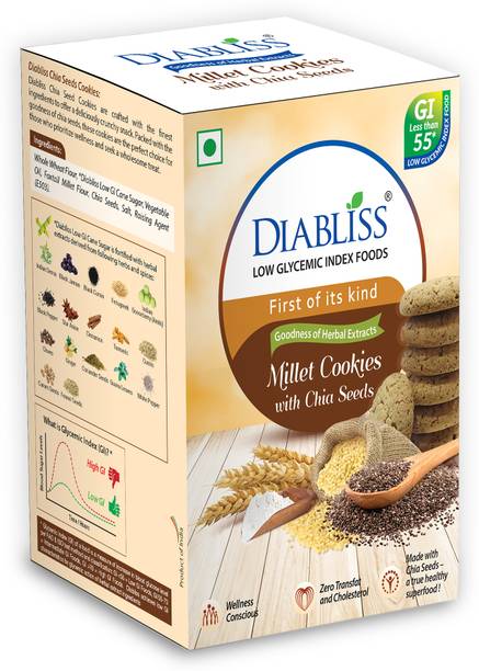 DiaBliss Chia Seeds Cookies 120g Cookies Biscuit