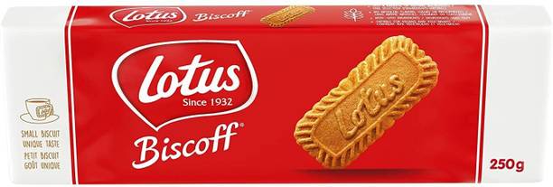 Lotus Biscoff Original Caramelised Biscuits, The Original Speculoos (IMPORTED) (250 G) Plain Biscuit