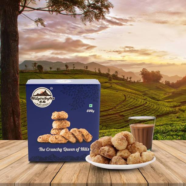 NILGIRIBYTES Mini Ooty Varkey Bite-Size Tea-Time Bakery Biscuit
