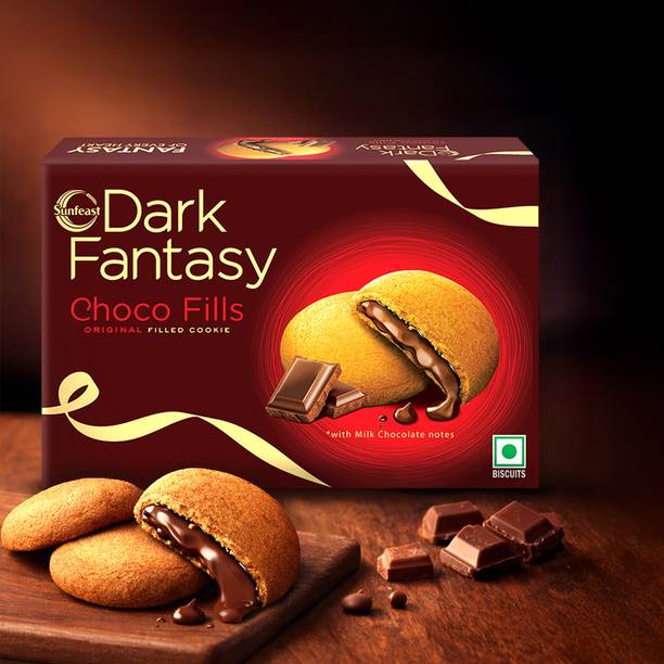 Sunfeast Dark Fantasy Original Choco Filled Cream Cracker Biscuit