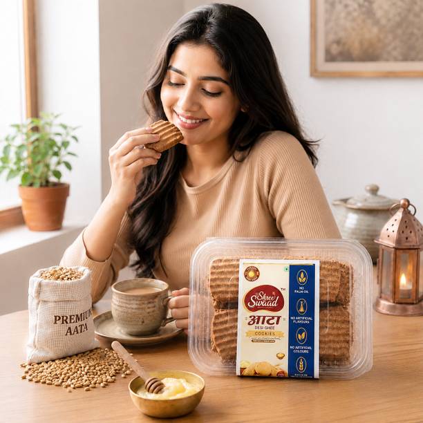 shree swaad Atta Desi Ghee Cookies 300g Cookies
