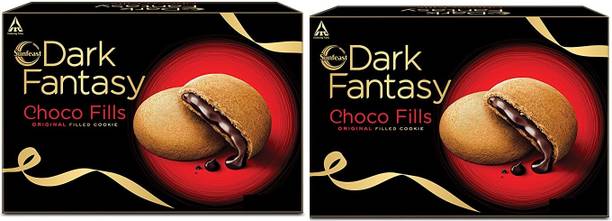 Sunfeast Dark Fantasy Choco Fills, Cream Filled Biscuit