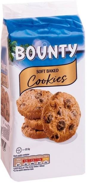 BOUNTY Soft Baked Cookies Contain Milk Chocolate Drops and Coconut Cookies Biscuit
