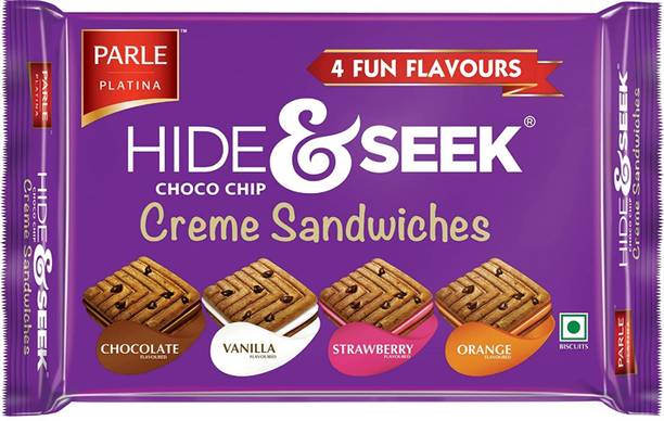 PARLE Hide and Seek Sandwich Cream Cracker Biscuit