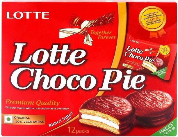 Lotte Choco Pie Biscuits Cream Filled Biscuit