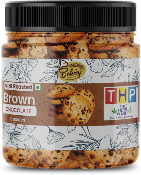 THE HERBS PLANET Brown Chocolate Cookies | Tasty and Organic | Freshly Baked Cookies Cookies Biscuit