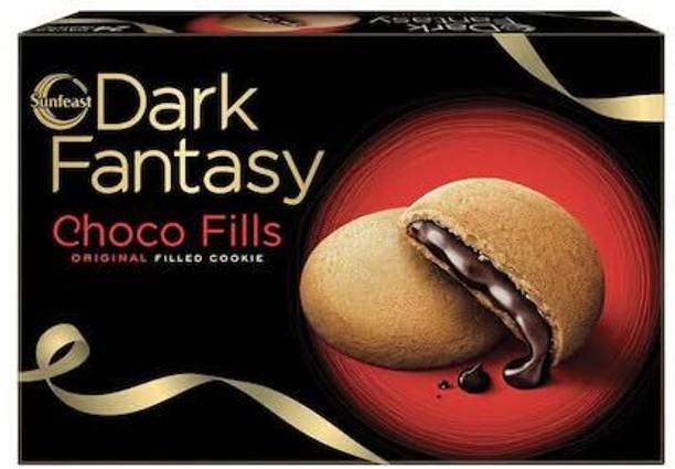 Sunfeast DARK FANTASY CHOCO FILLS FILL WITH CHOCOLTE Cookies Biscuit