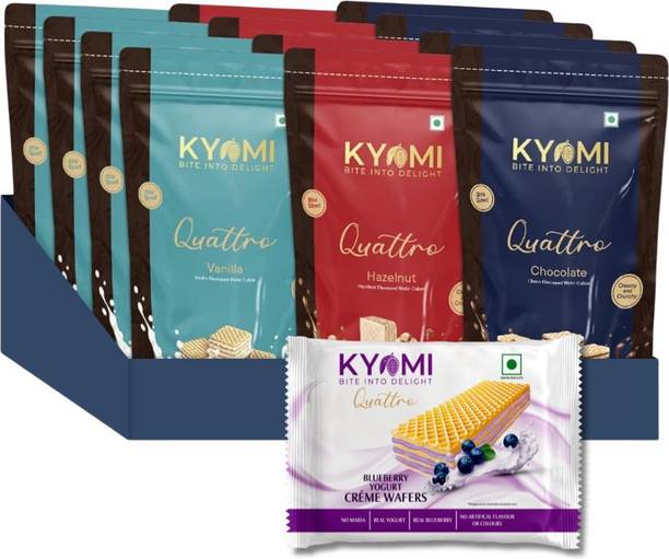 Kyomi Wafer Cubes Value Pack Perfect for Birthday Return Gifts! Pack of 12 Assorted Biscuit