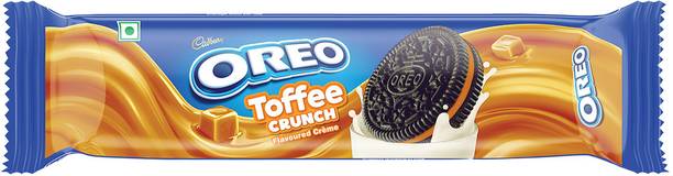 Cadbury Oreo Toffee Crunch Flavour Creme Sandwich Biscuit Cream Filled Biscuit