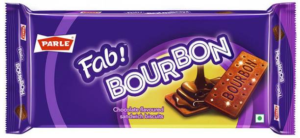 PARLE Fab Bourbon Cream Sandwich Biscuit