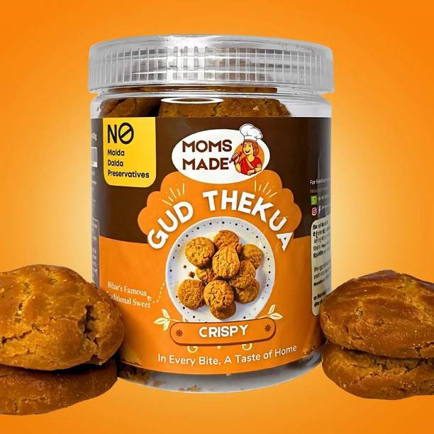 Momsmade Gud Thekua (Jaggery) (Crispy) Cookies Biscuit