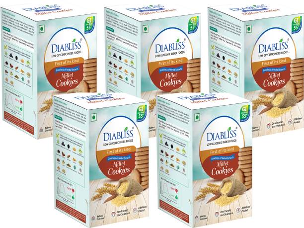 DiaBliss Low GI Millet Cookies Combo Pack Cookies Biscuit