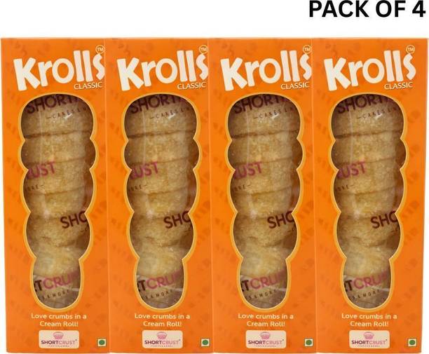 shortcrust Classic Cream Roll | Best For Kids | Cream Filled Biscuit