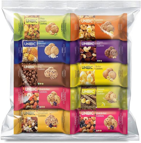 UNIBIC Assorted(Pack of 10) Cookies