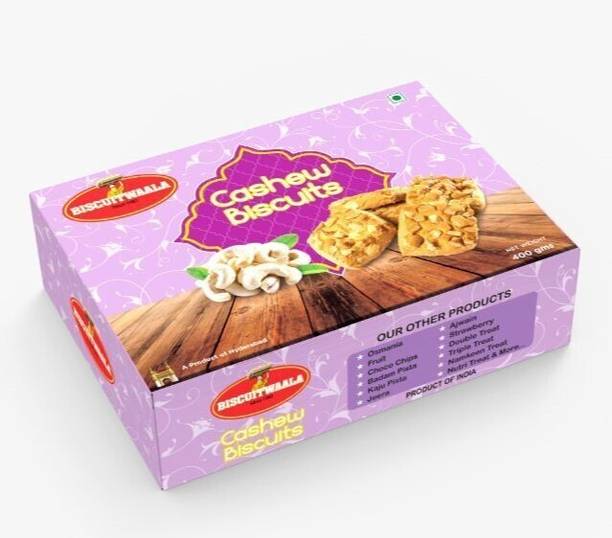 Biscuitwaala Cashew Biscuits 400g Bakery Biscuit