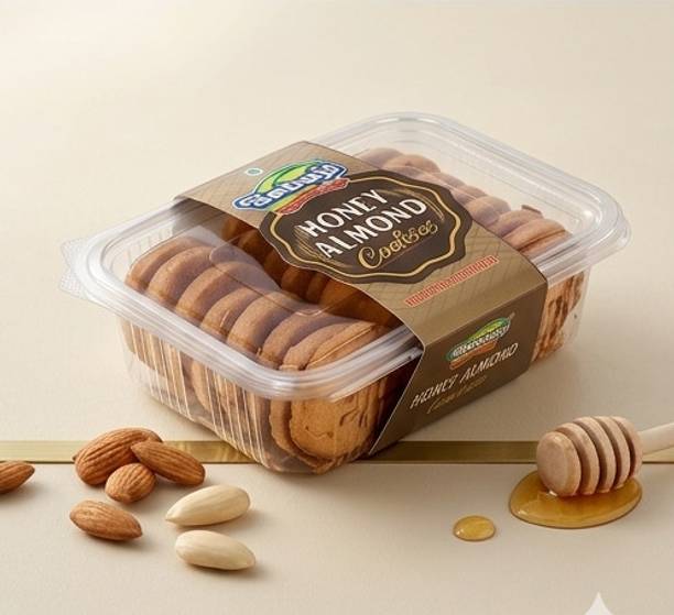 Babuji Honey Almond Delight Cookies_1212 Cookies Biscuit