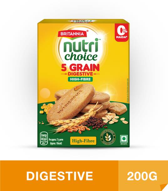 BRITANNIA Nutrichoice 5 Grain Digestive Cookies Biscuit