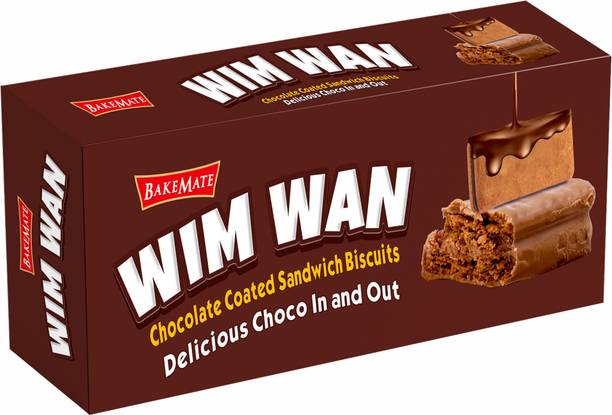 BAKEMATE WIM WAN - CHOCO SANDWICH BISCUITS 150G Cookies Biscuit