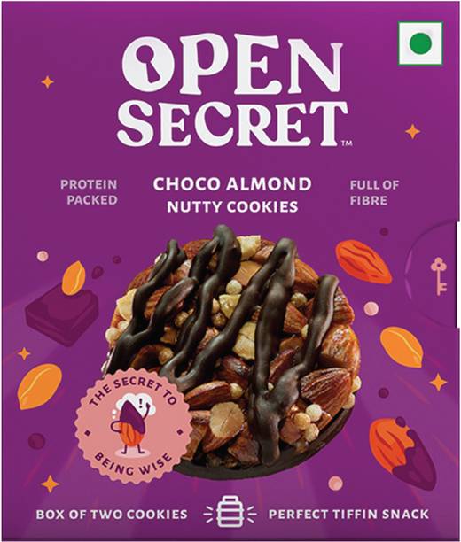 OPEN SECRET Choco Almond Nutty - Box of 2 Cookies Biscuit