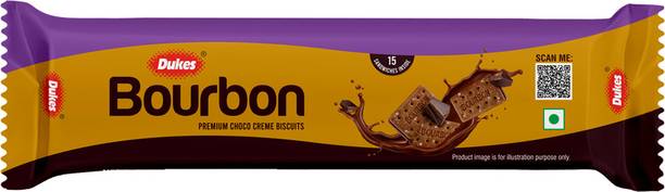Dukes Bourbon Premium chocolate flavoured Cream Sandwich Biscuit