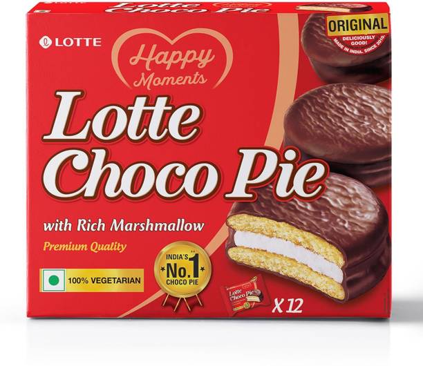 Lotte Choco Pie Cookie Cake Biscotti Biscuit