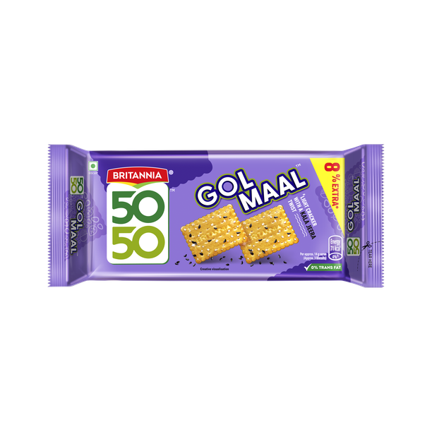 BRITANNIA 50-50 Golmaal Salted Biscuit Salted Biscuit