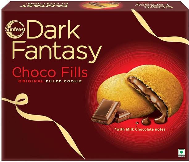Sunfeast Dark Fantasy Choco Fills, 460g Cookies Biscuit